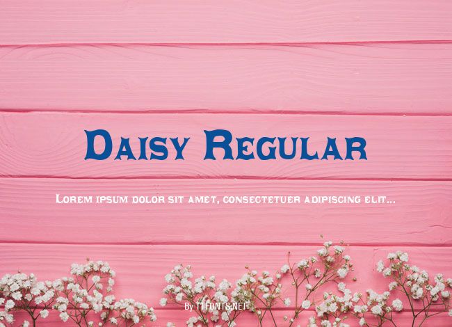 Daisy Regular example